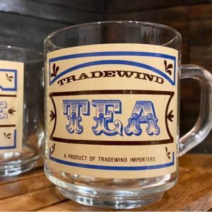 **Vintage Tradewind Set Of Glass Mugs : Coffee & Tea | Cups | Antique | Re…